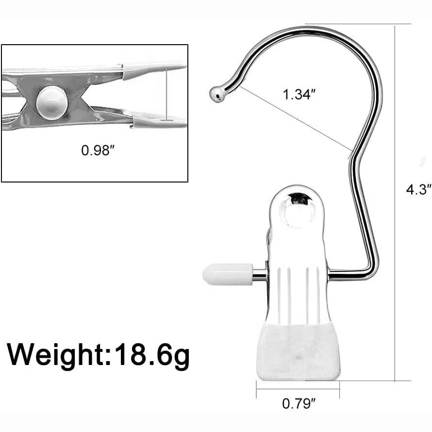 Space-Saving Clothes and Hat Storage Hook