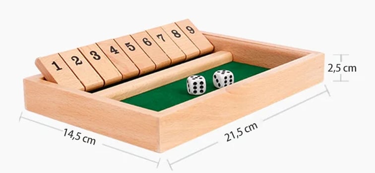 FUNNY FAMILY GAMES-Shut The Box BrĂ€dspelđČ