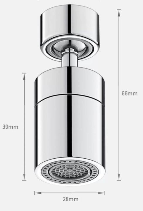 🔥Splash proof booster swivel kitchen filter tap