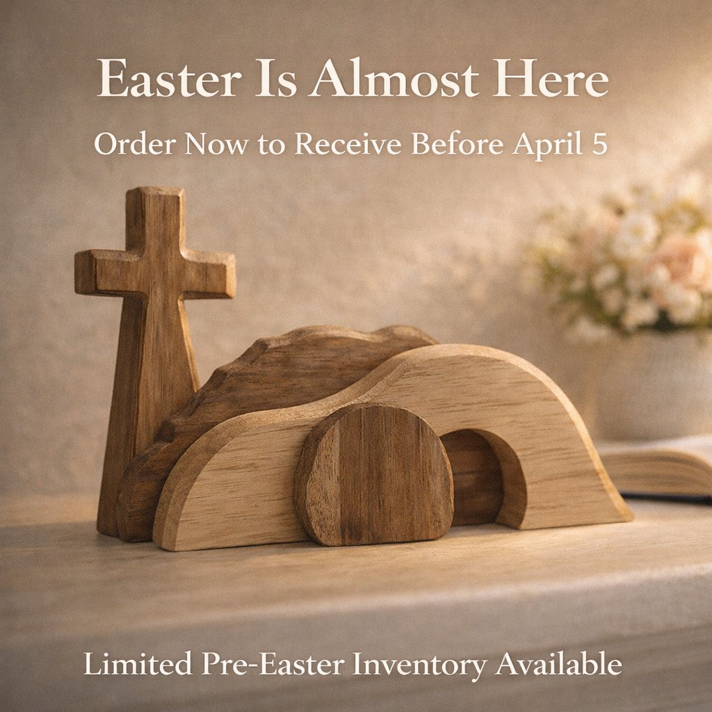 🏆✝️ Wooden Resurrection Cross: Let Your Family Remember Easter's True Hope & Love--3% rabattkod NOR3