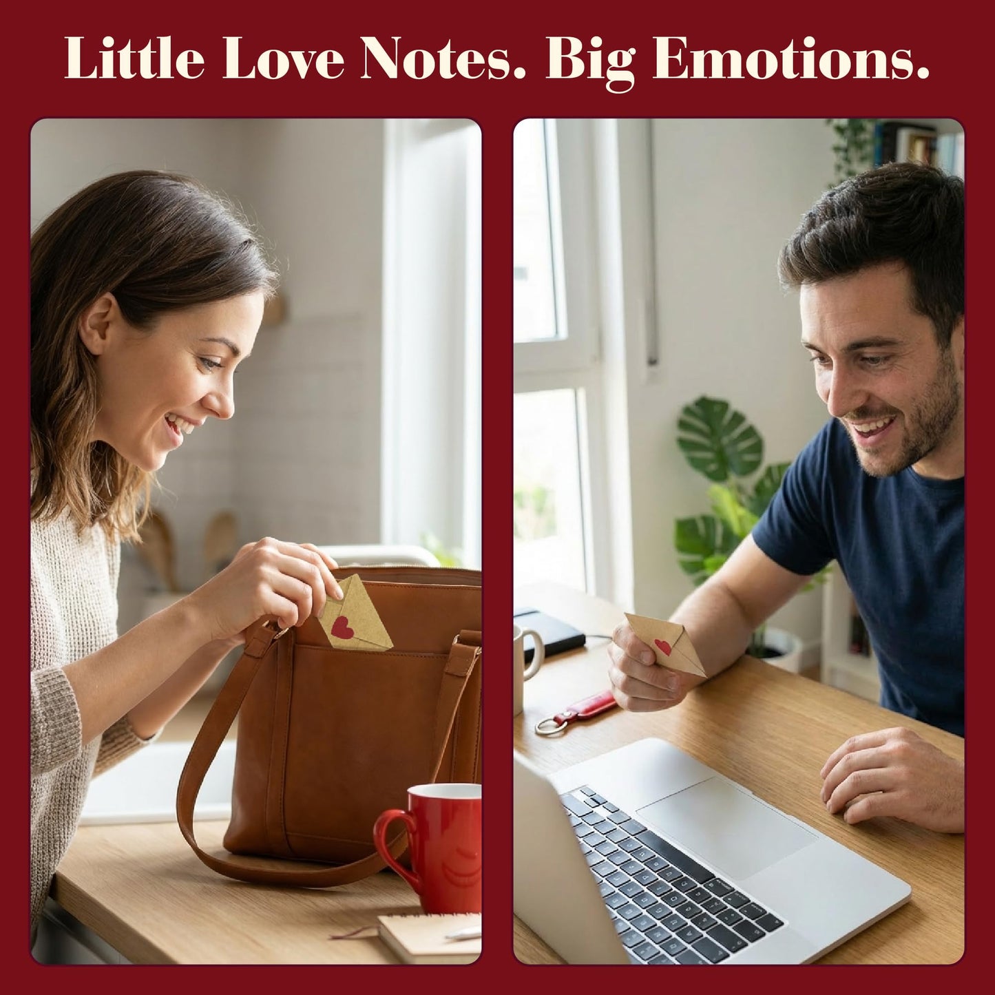 30/60 Mini Love Notes & Envelopes Set