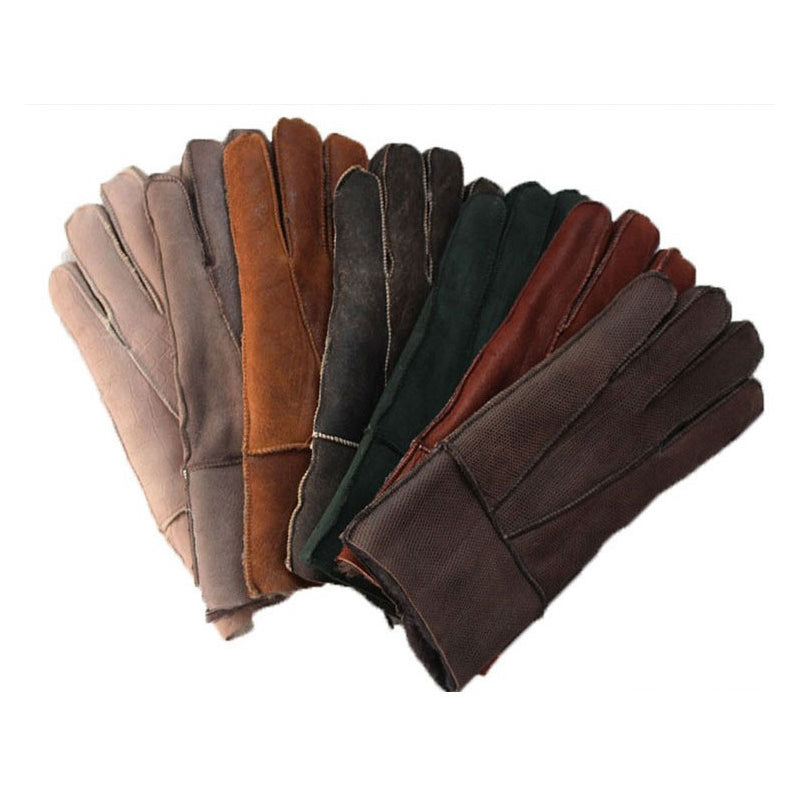 Mjuka, varma fodrade handskar med lång mudd