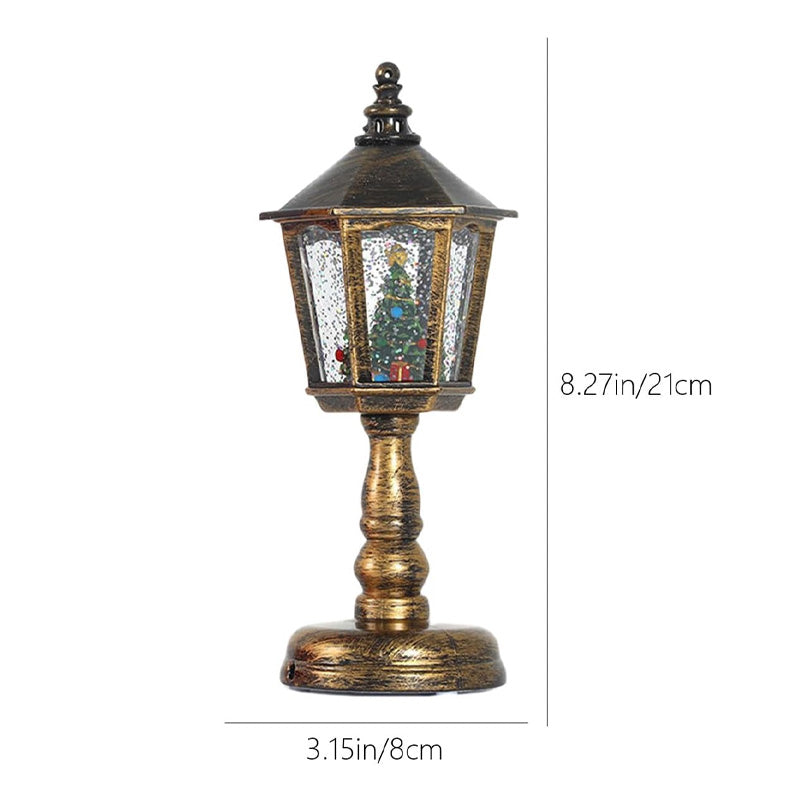 🎁Weihnachts-Vorverkauf: 50% Rabatt🌲✨Leuchtende Schneekugel-Laterne mit Musik für Weihnachten