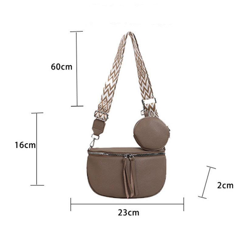 Rymlig Trendig Crossbody-väska