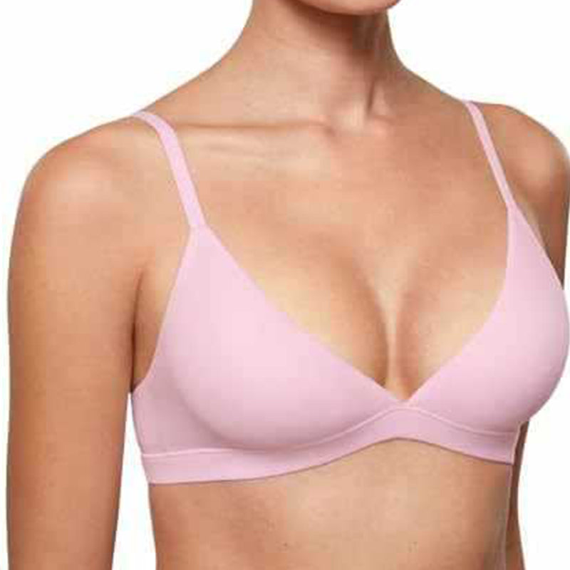 Trådlös bralette med geléstöd – sömlös & bekväm i djup V-ringning 👙✨