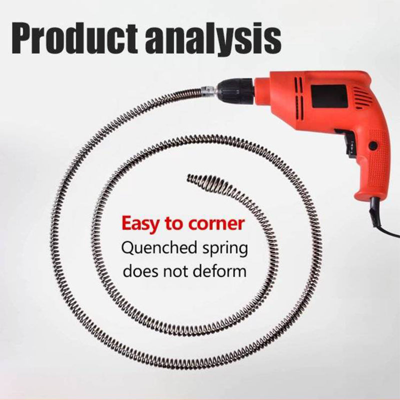 🔧🌀 Flexibel avloppsfjäder – rensar enkelt bort stopp i handfat, badkar – Jisooonly