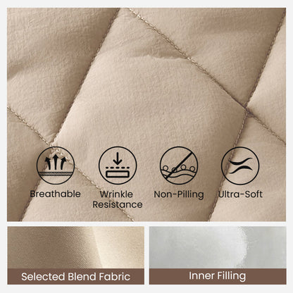 📣Höstspecial🍁Damers stickade patchwork-pufferjacka✨3% rabattkod: NOR3