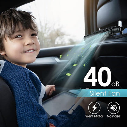 🌀SOMMARREA 50% RABATT🚗Justerbar kylfläkt för förar- och passagerarsäte