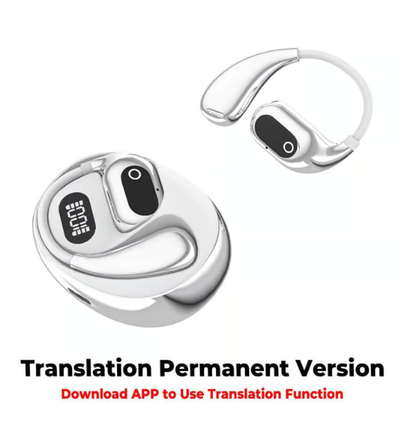MS190 Translation Earbuds, Supports Real-Time Translation in 156 Languages With APP, Bluetooth 5.3 Earphones