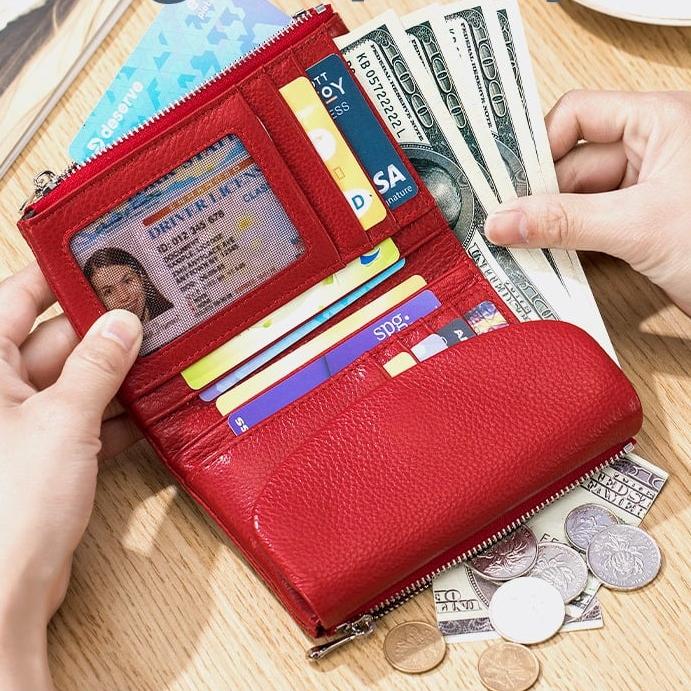 ⏰⏰Unisex Pebble Leather Wallet🔥