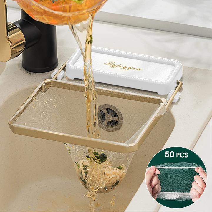 Kitchen Residue Filter Screen Holder(🔥Includes 50 nets)