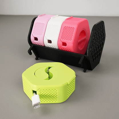 🔌3D Printed Portable Desktop Cable Organizer - Data Cable Storage