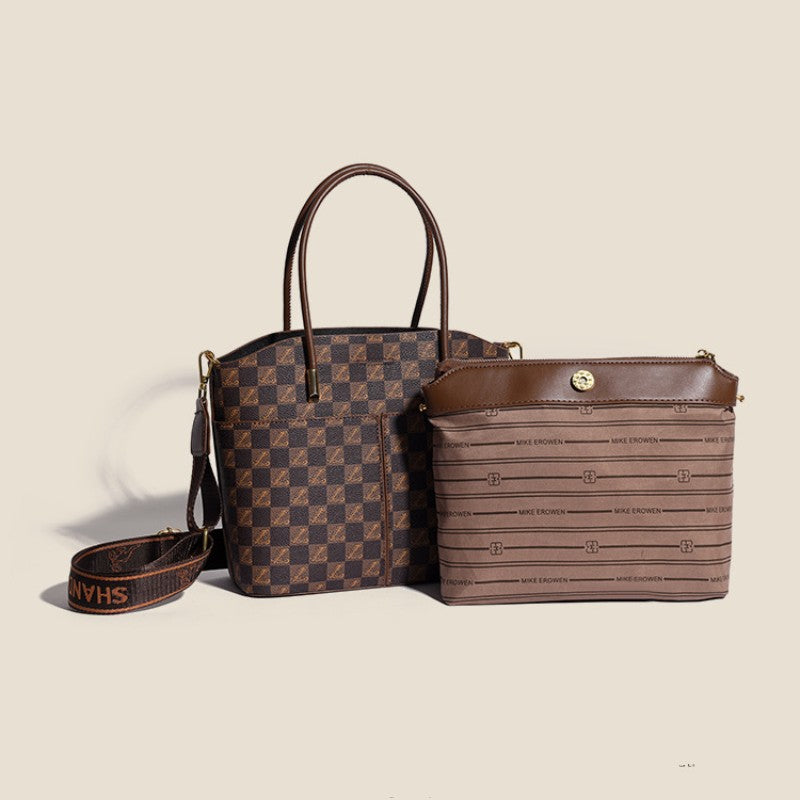 🌹Gift for Women🎁Versatile Printed Crossbody Tote Bag Set-3% rabattkod: NOR3