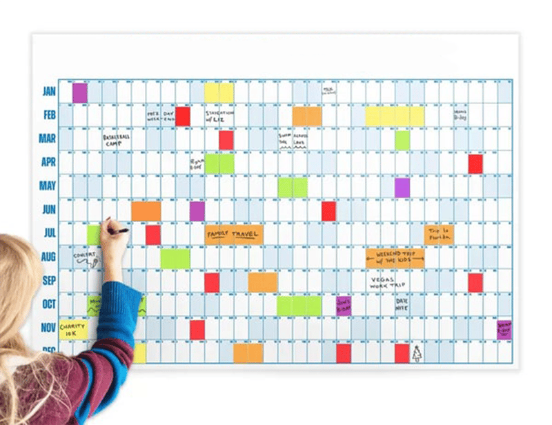 📅2026 Wall Calendar - Flexible Dry-Erase Material ✍️Design Your Amazing Year!🏃