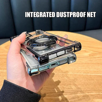 Galvaniserat magnetiskt stativ Mobilskal för Samsung