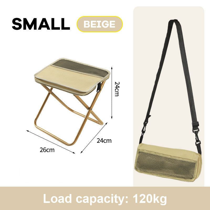 Hopfällbar ryggsäckspall