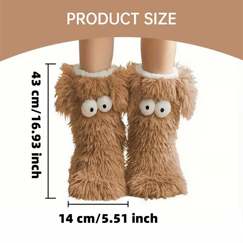 🤗Cute Plush Slippers Socks