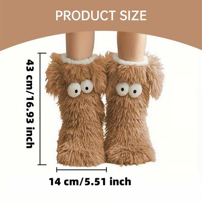 🤗Cute Plush Slippers Socks