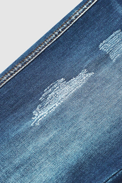 ✅ "2 ST = FRAKTFRIET" Slitna capris-jeans med upprullad fåll