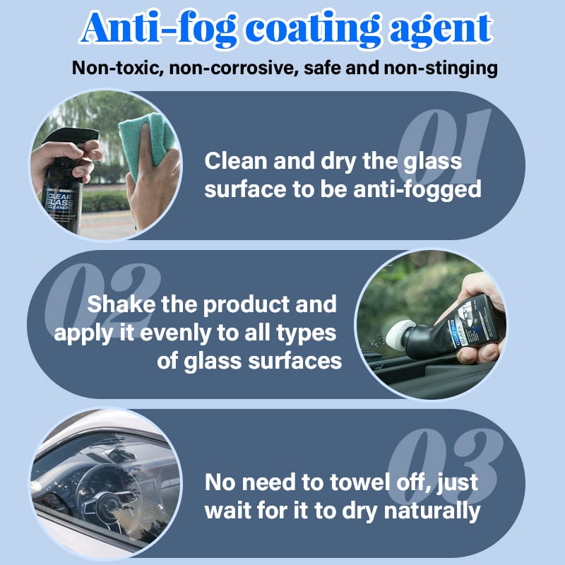 🔥Micro-molecular Anti-fog Coating Agent Wiper--3% rabatt-NOR3
