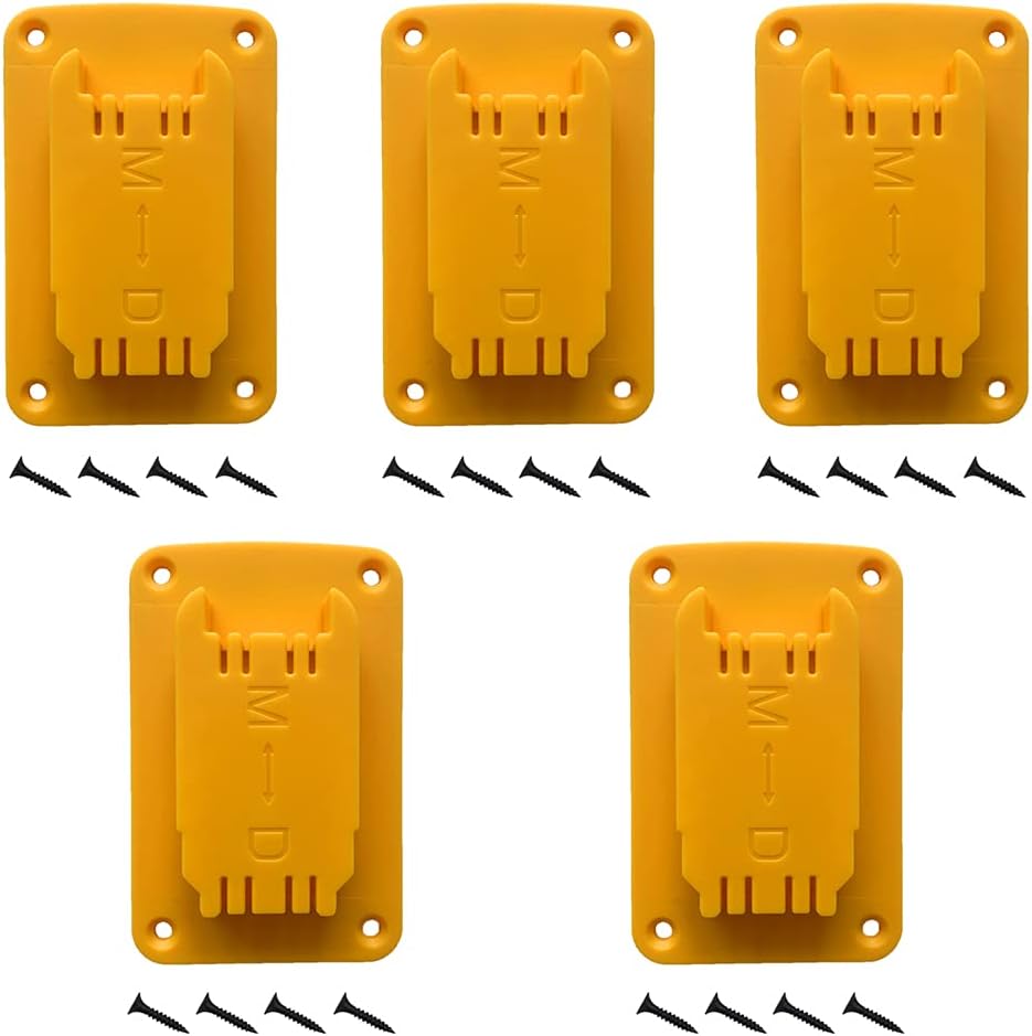 🔥Tool Holders for Dewalt 20V/12V Drill Tool Mount Fit for Milwaukee M18 Tools Yellow