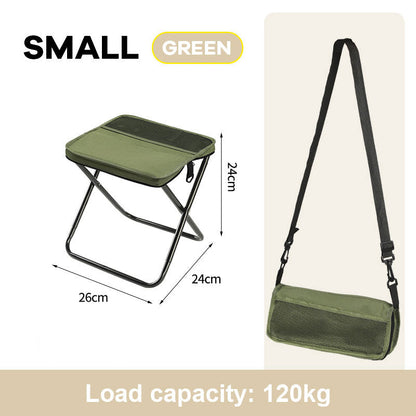 Hopfällbar ryggsäckspall