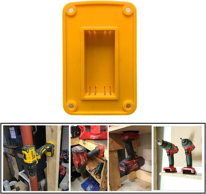 🔥Tool Holders for Dewalt 20V/12V Drill Tool Mount Fit for Milwaukee M18 Tools Yellow
