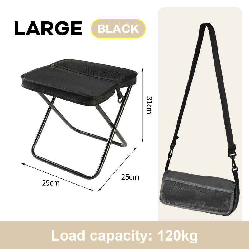 Hopfällbar ryggsäckspall