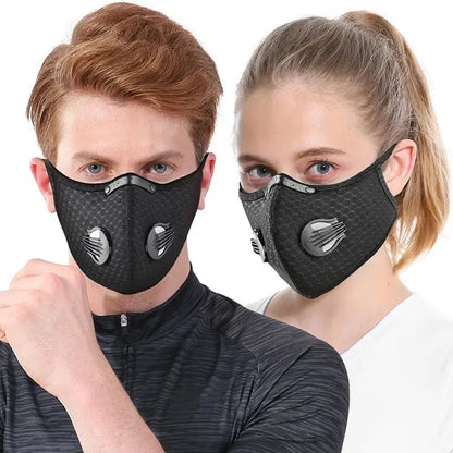 Återanvändbar dammmask med kolfilter – Byggd för aktiva livsstilar