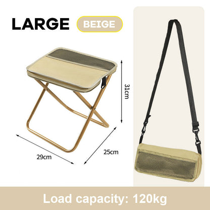 Hopfällbar ryggsäckspall