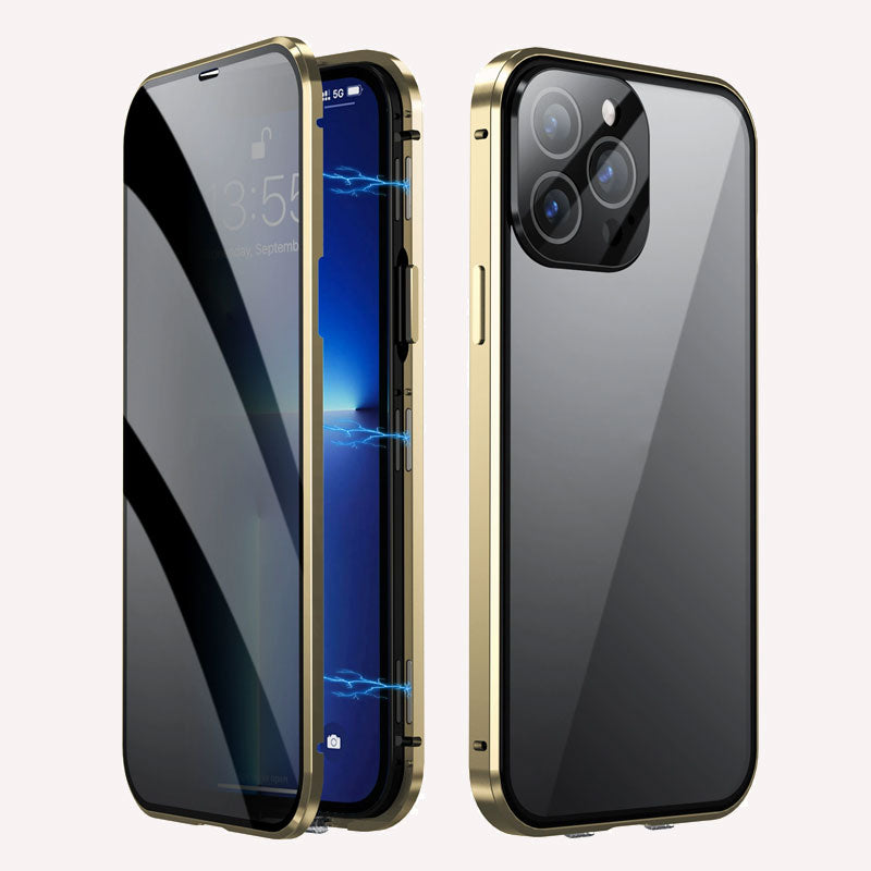 Dubbelsidigt magnetiskt anti-kipling mobilskal