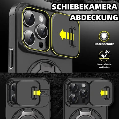 Mobilskal med glidande kameraskydd för iPhone 17 16 15 14 13 12 Pro Max