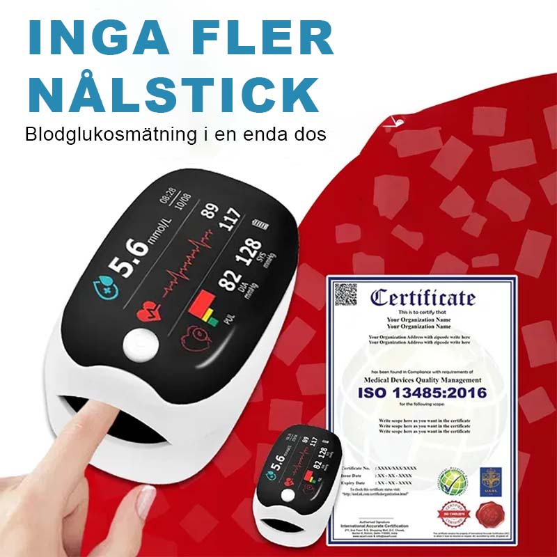 Fingerklämma Oximeter
