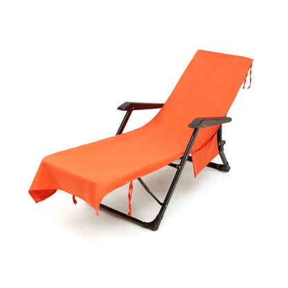 🌊Sun Lounger Handduk i väska med förvaringsfickor🌞