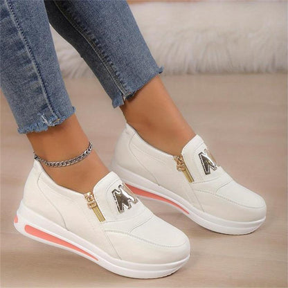 👟🌿 50% RABATT!   Ortopediska Skor för Kvinnor – 3-valvsstöd, Andningsbara & Halksäkra!