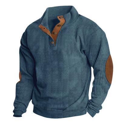 🏆Tidsbegränsat 50% rabatt! Herrsweatshirt i manchester med ståkrage✨3% rabattkod: NOR3