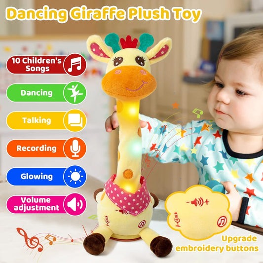 🎉 Den bästsäljande musikaliska giraffleksaken – sjunger, dansar och upprepar vad du säger! 🦒🎵🗣️
