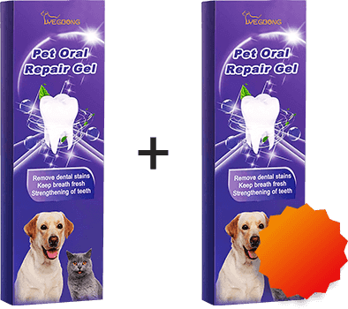 Gel för reparation av husdjurs munhälsa
