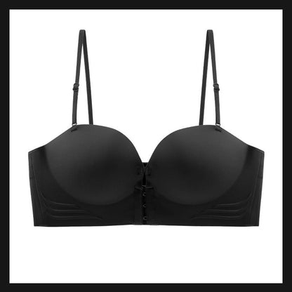 Halkfri axelbandslös behå med frontstängning för kvinnor