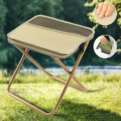 Hopfällbar ryggsäckspall