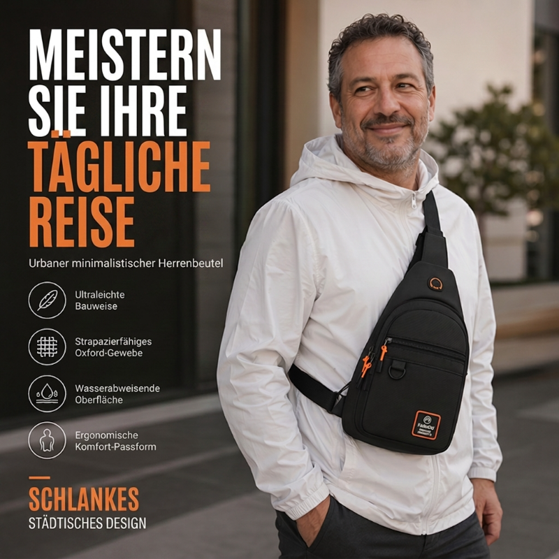 🎒 50% RABATT! 💼 Wasserdichte Umhängetasche mit mehreren Fächern – Vers – duchro