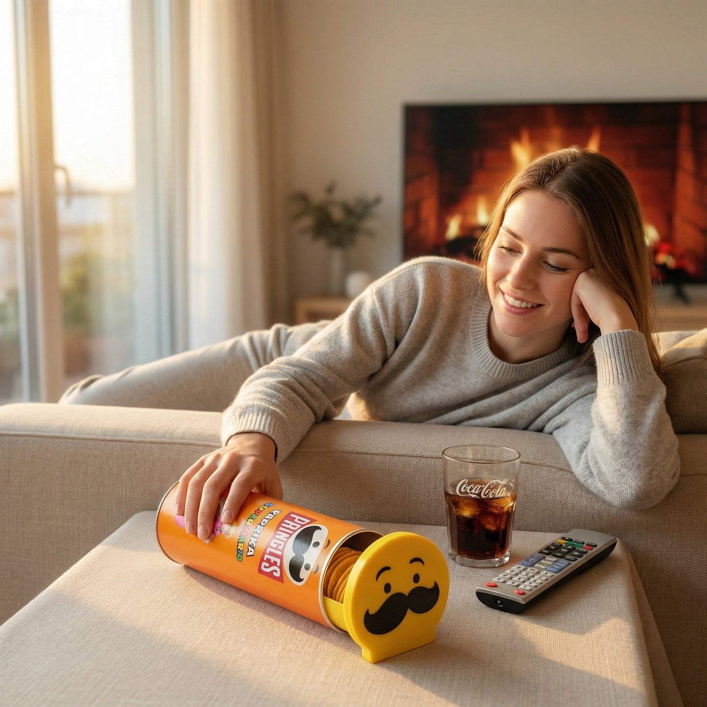 Pringles Can Slider Tray with Lid