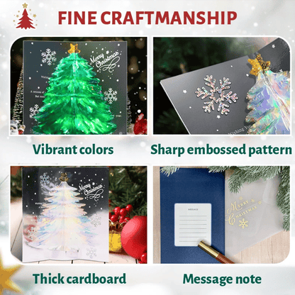 🎅Xmas Hot Sale 49% OFF -🎄3D Christmas Handmade Cards