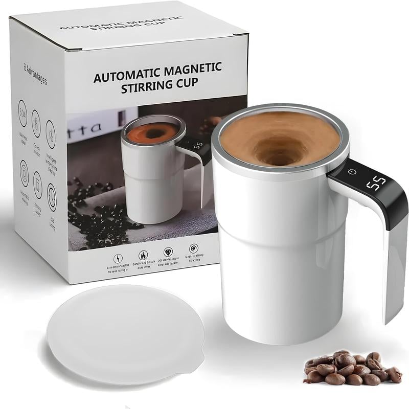 ✨Självomrörande kaffemugg med intelligent temperaturmätning ☕Perfekt present till finsmakare🎁