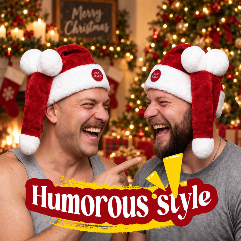 🎅 Rolig rörlig tomteluva – Animerad julfesthatt – lavioxen