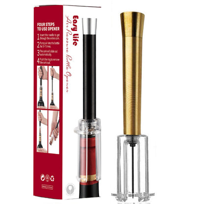 Air Pump Cork Remover Wine Bottle Opener Set