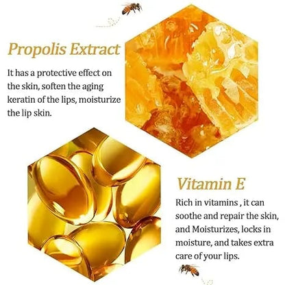 🔥Ge näring med naturligt bivax och honung 🐝 - En söt liten presentidé | Läppbalsam med honung (6 st)🍯