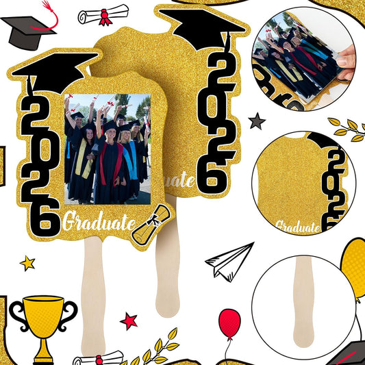 🎁Last Day Promotion 49% OFF🔥 24 Pack Class of 2026 Graduation Fans