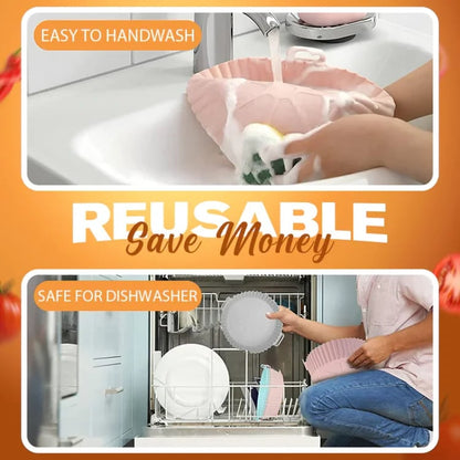 🔥Last Day Sale🔥Air Fryer Silicone Baking Tray