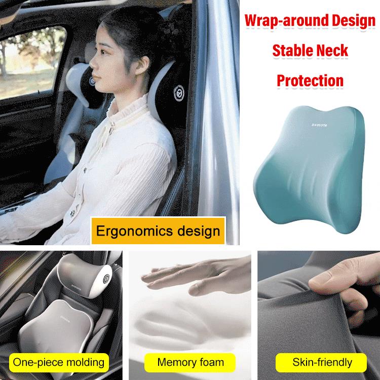✨3% rabattkod: NOR3⏰Car Headrest Neck and Waist Pillow🚗🛋️